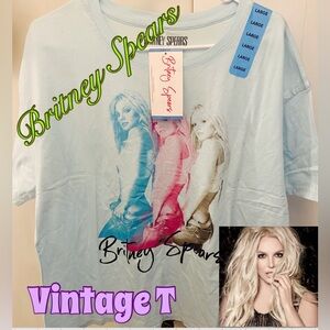 🆕 Britney Spears Vintage T Shirt Sz LG